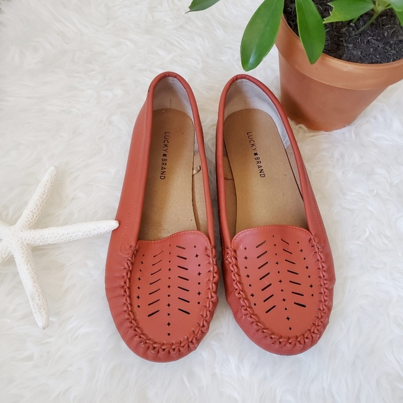 Lucky Brand Shoes - Lucky Brand Ballerina Casual Flats Orange Size 10